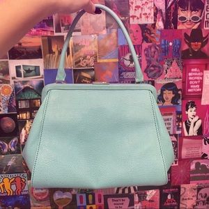 Blue mini shoulder bag